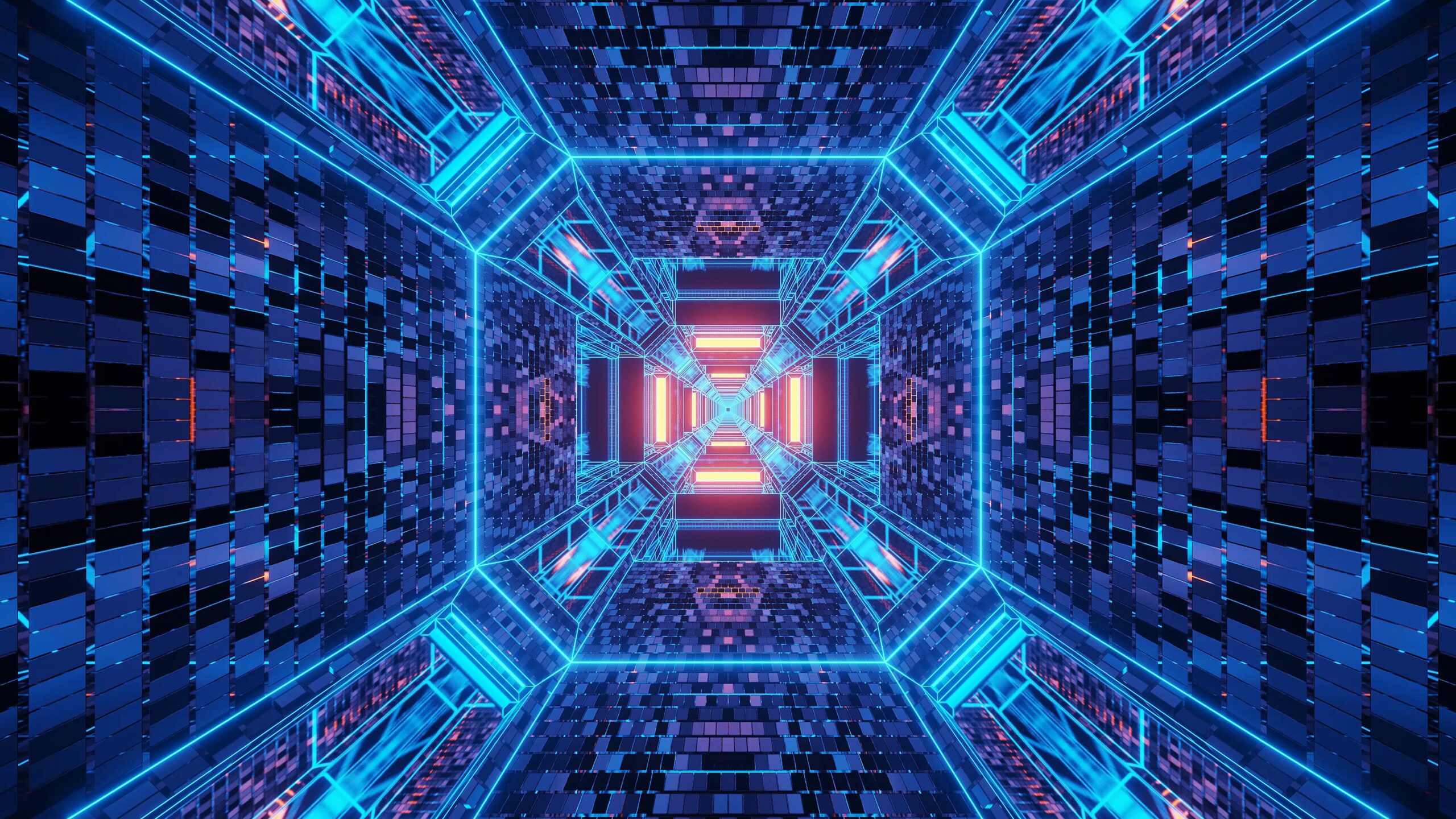 Digital motion background showing innovation driving B2B metaverse solutions